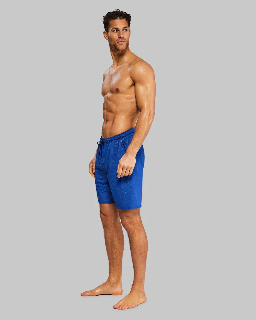 Planet Earth Swim Shorts. Blue edition