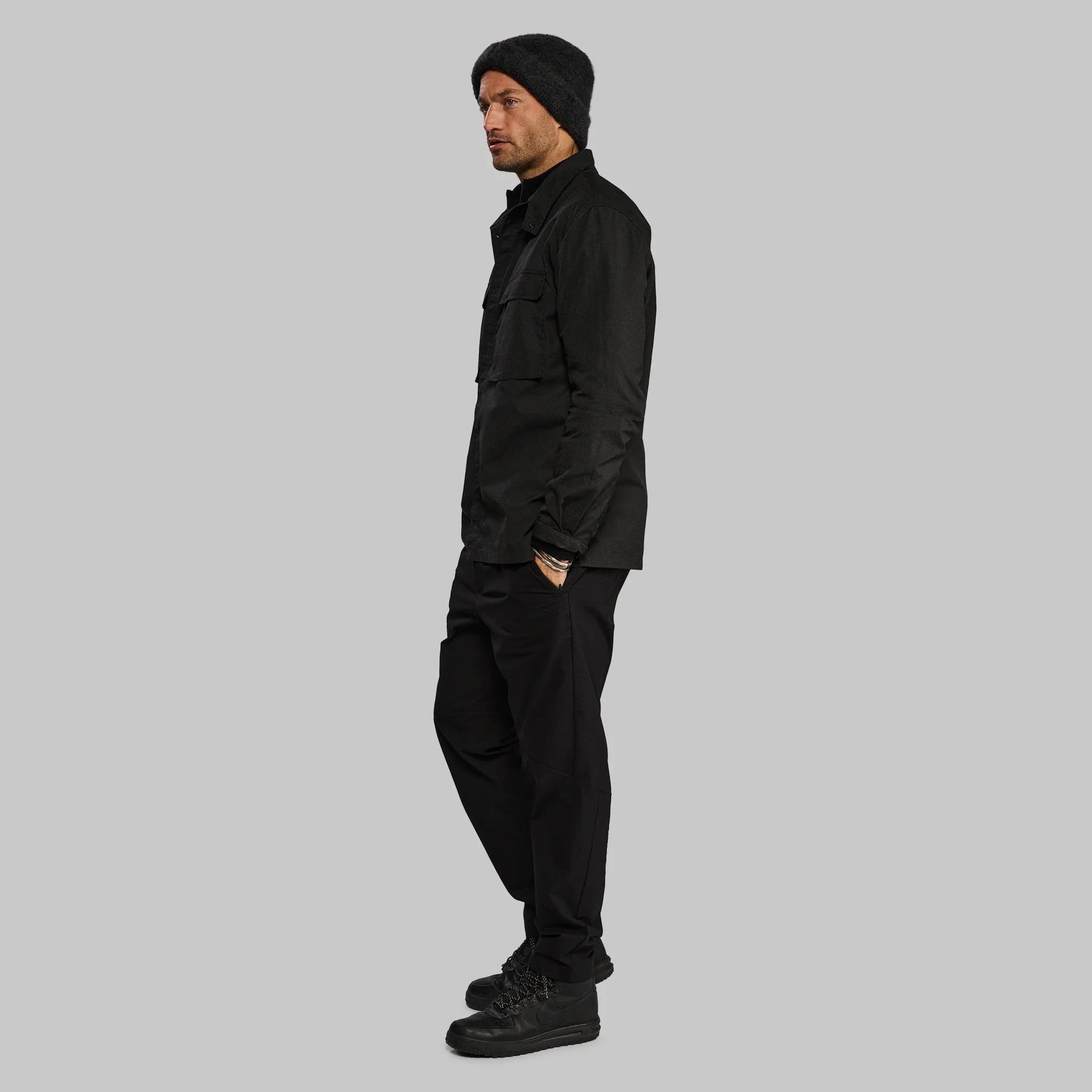 Planet Earth Cashmere Beanie. Dark Grey edition