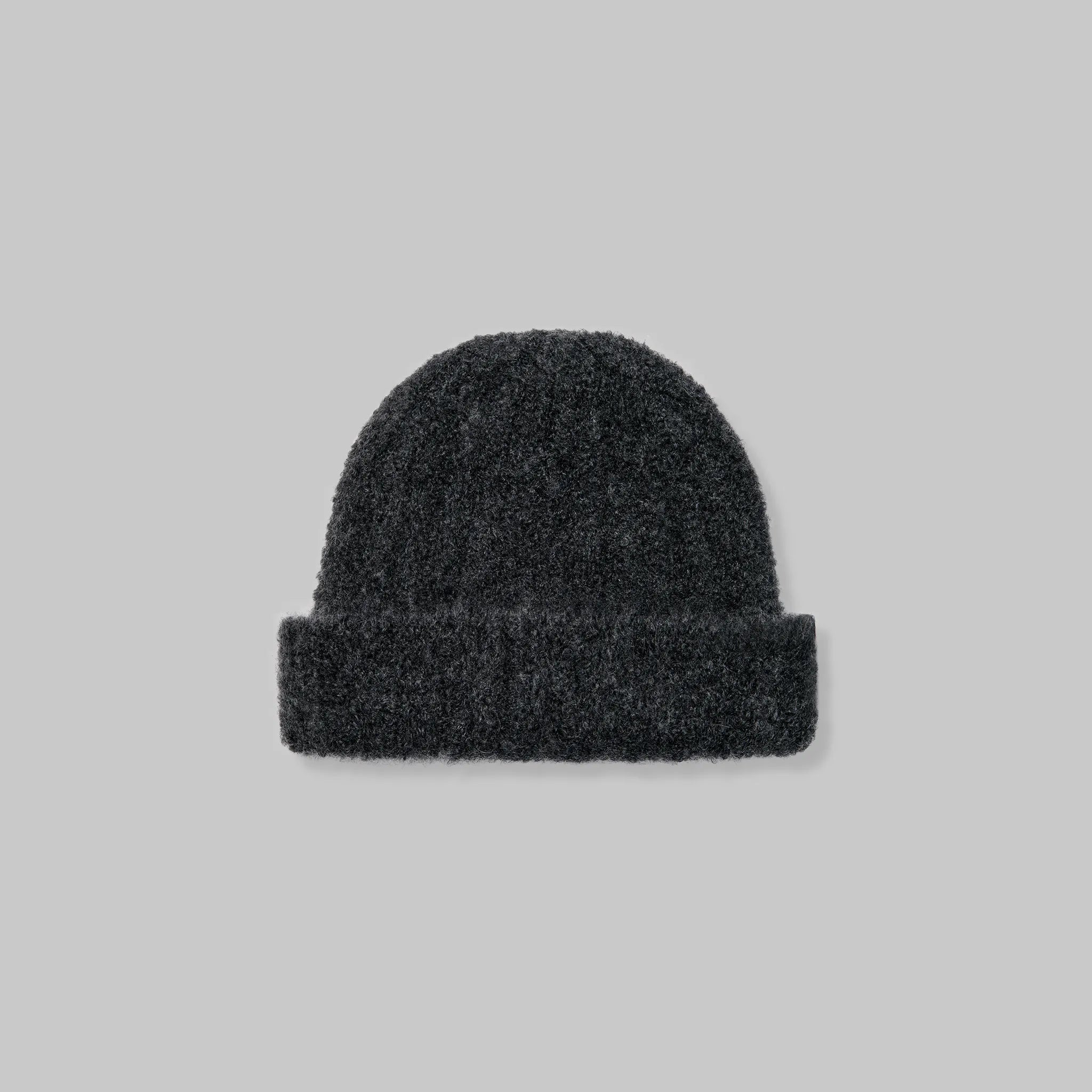Planet Earth Cashmere Beanie. Dark Grey edition