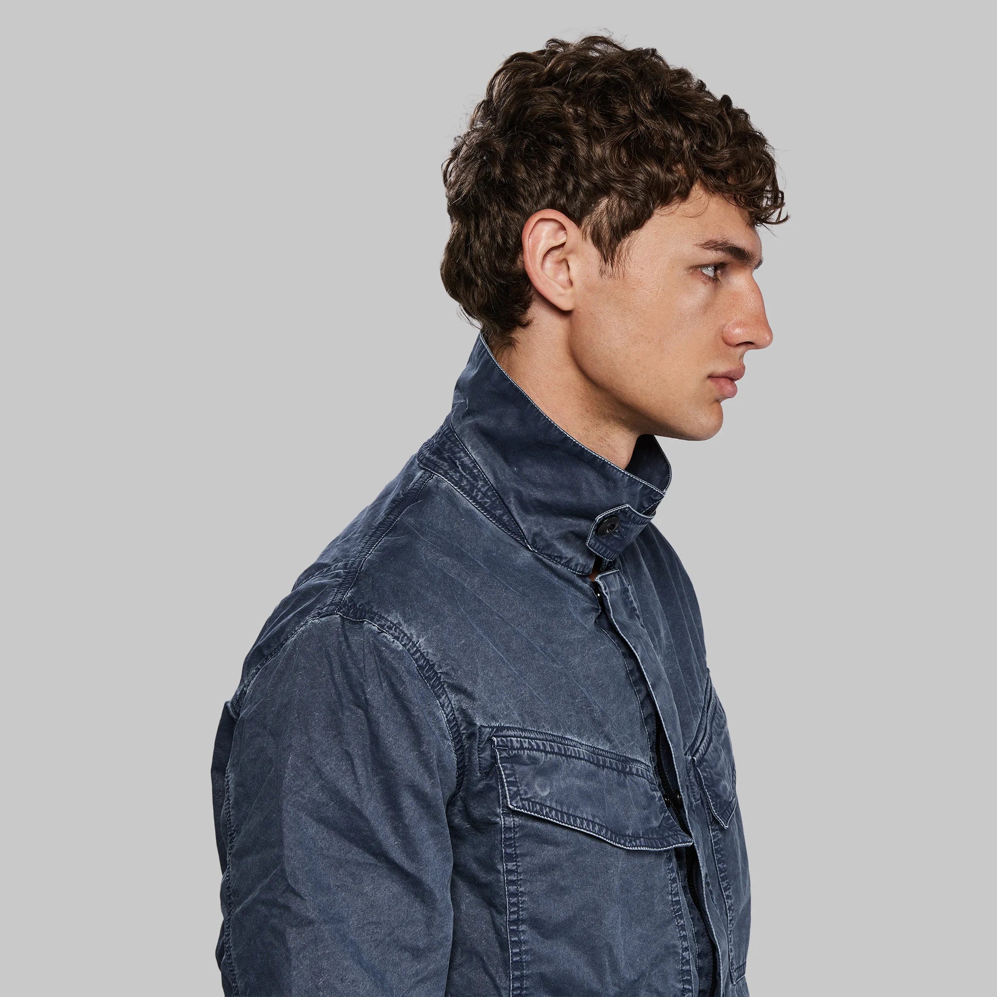 Planet Earth Lightweight Field Jacket. Navy edition