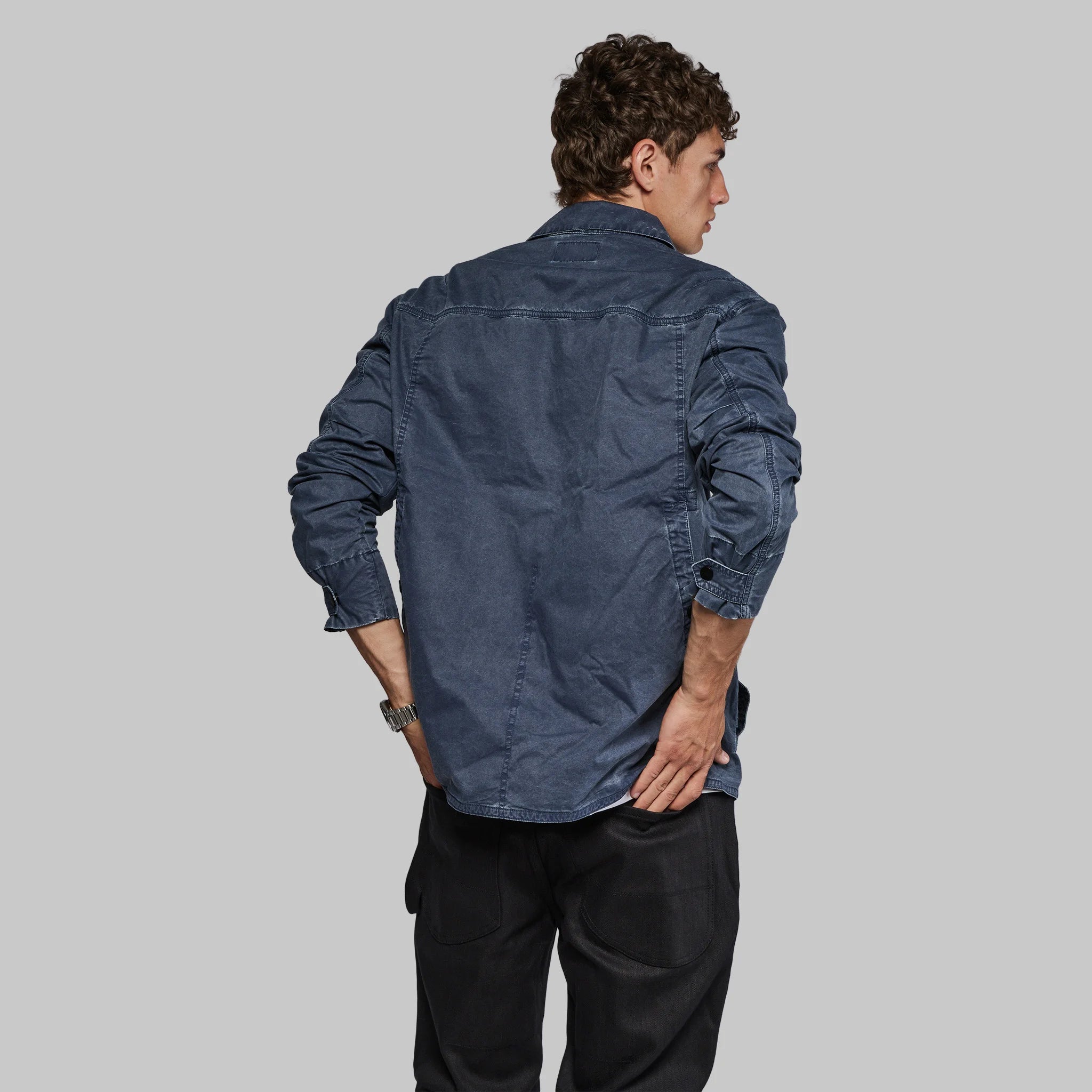 Planet Earth Lightweight Field Jacket. Navy edition