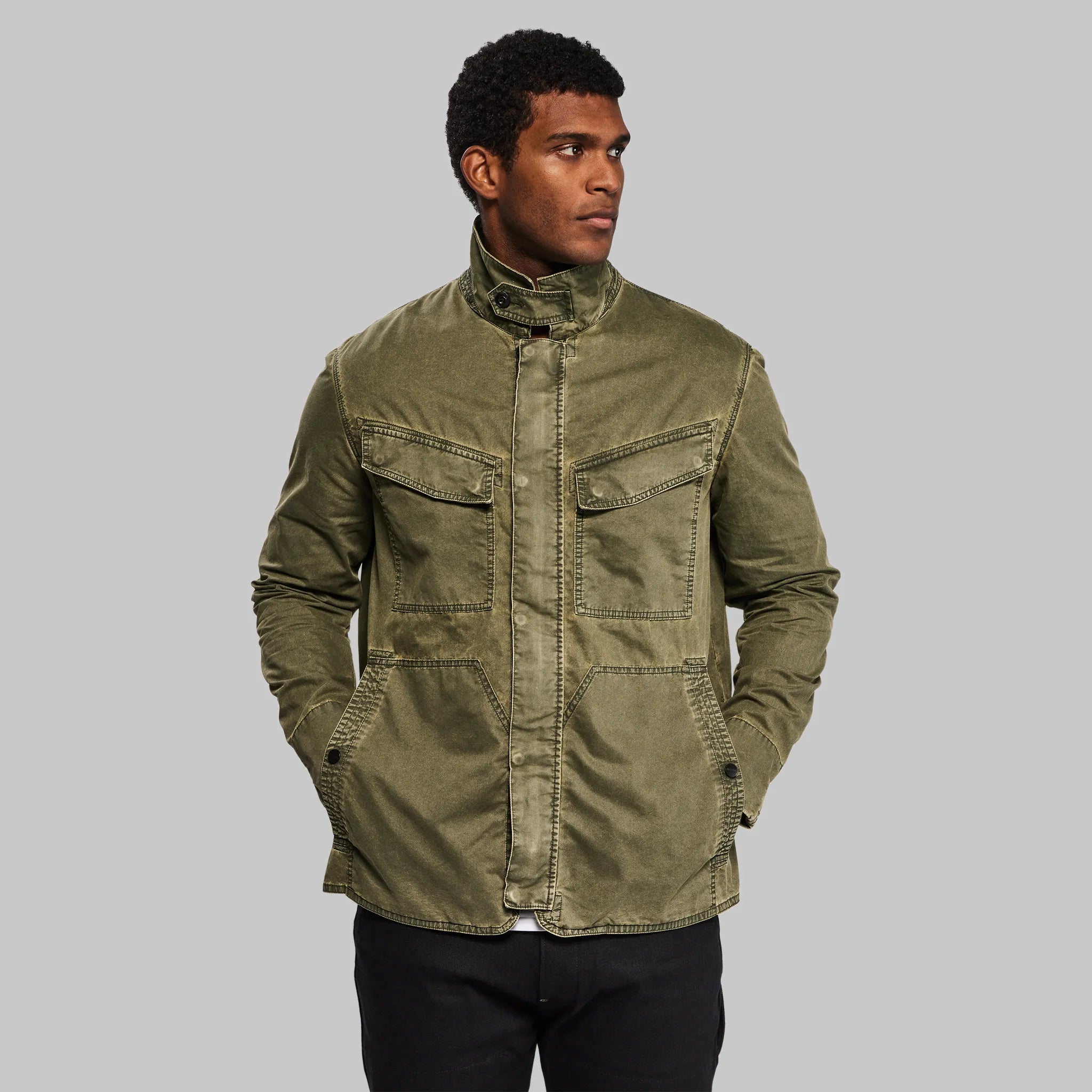 Planet Earth Lightweight Field Jacket. Green edition