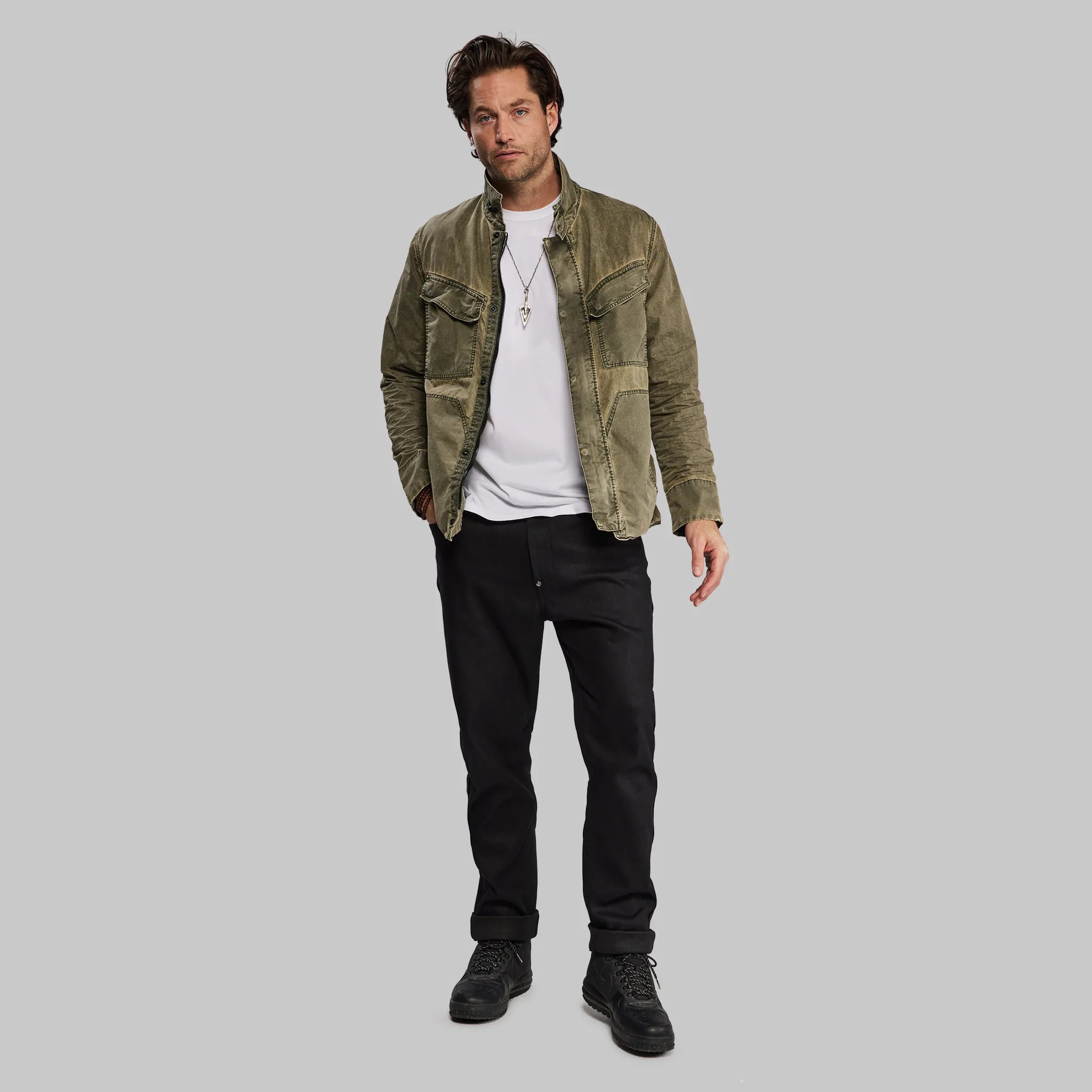 Planet Earth Lightweight Field Jacket. Green edition