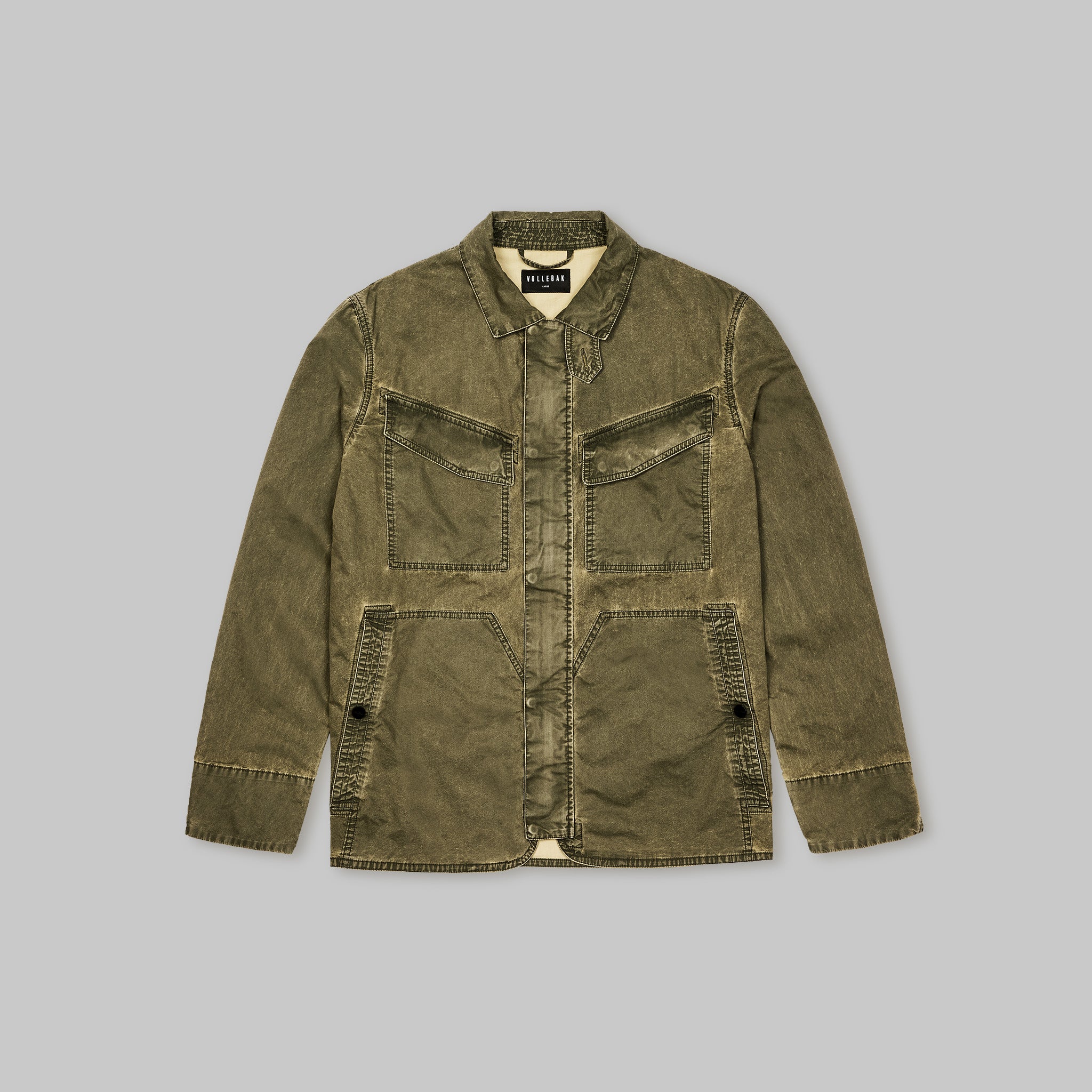 Planet Earth Lightweight Field Jacket. Green edition