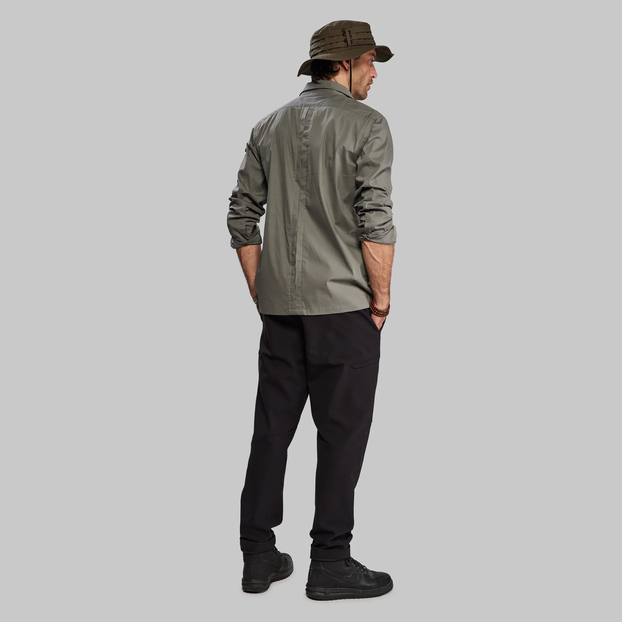 Planet Earth Shirt. Grey-Green edition