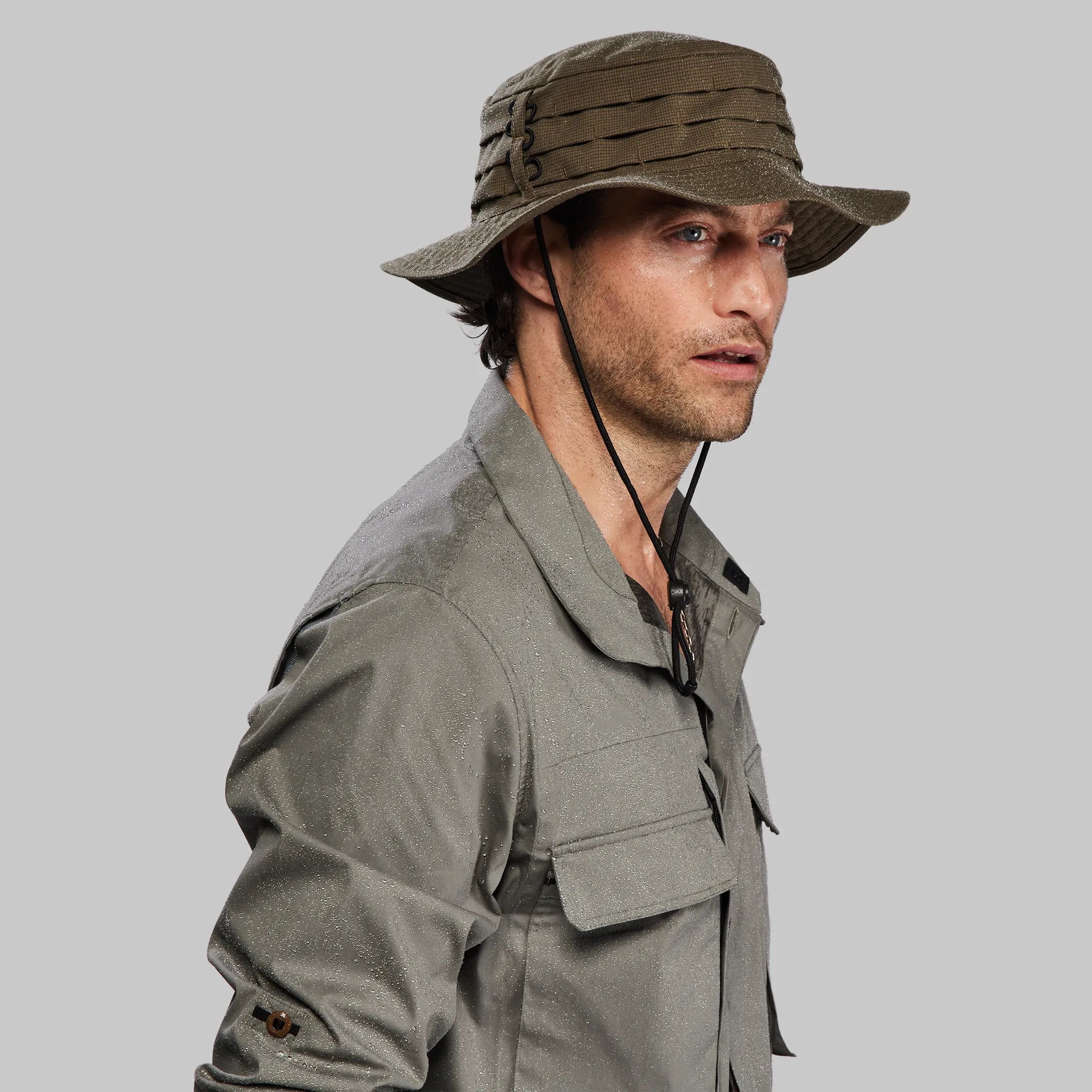 Planet Earth Shirt. Grey-Green edition