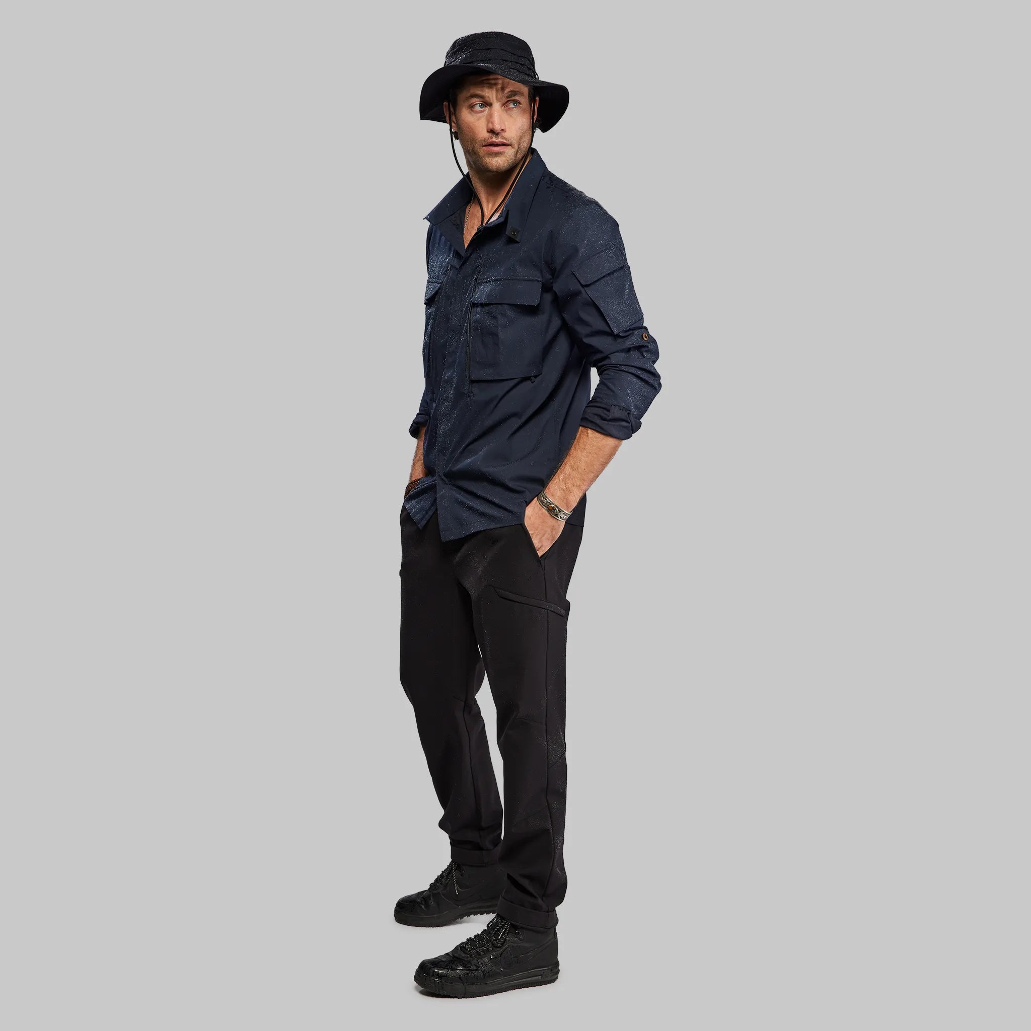 Planet Earth Shirt. Navy edition