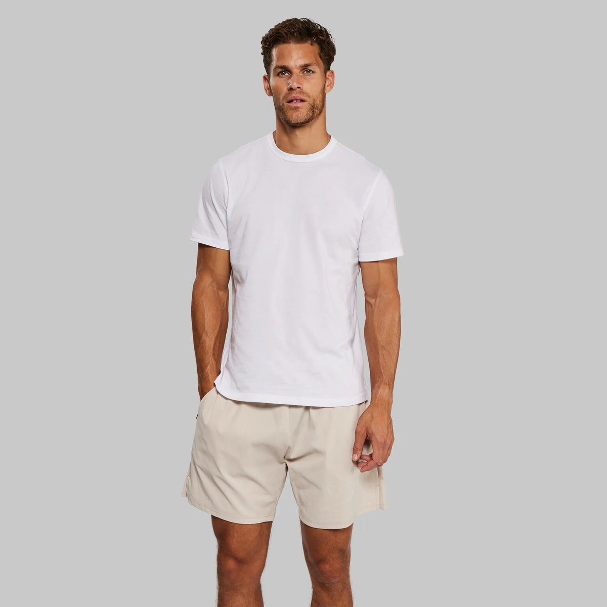 Planet Earth Ultralight Shorts. Stone edition