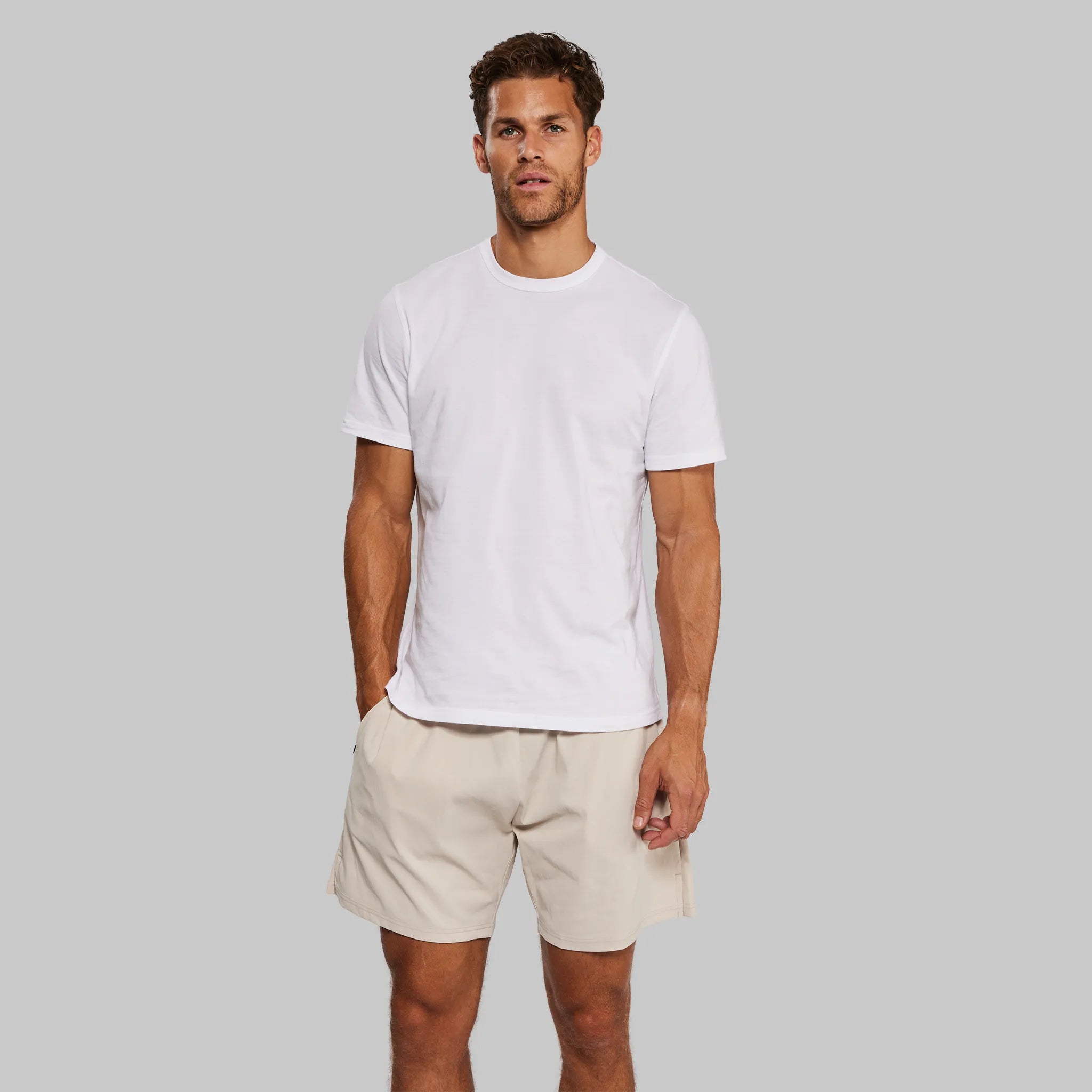Planet Earth Ultralight Shorts. Stone edition
