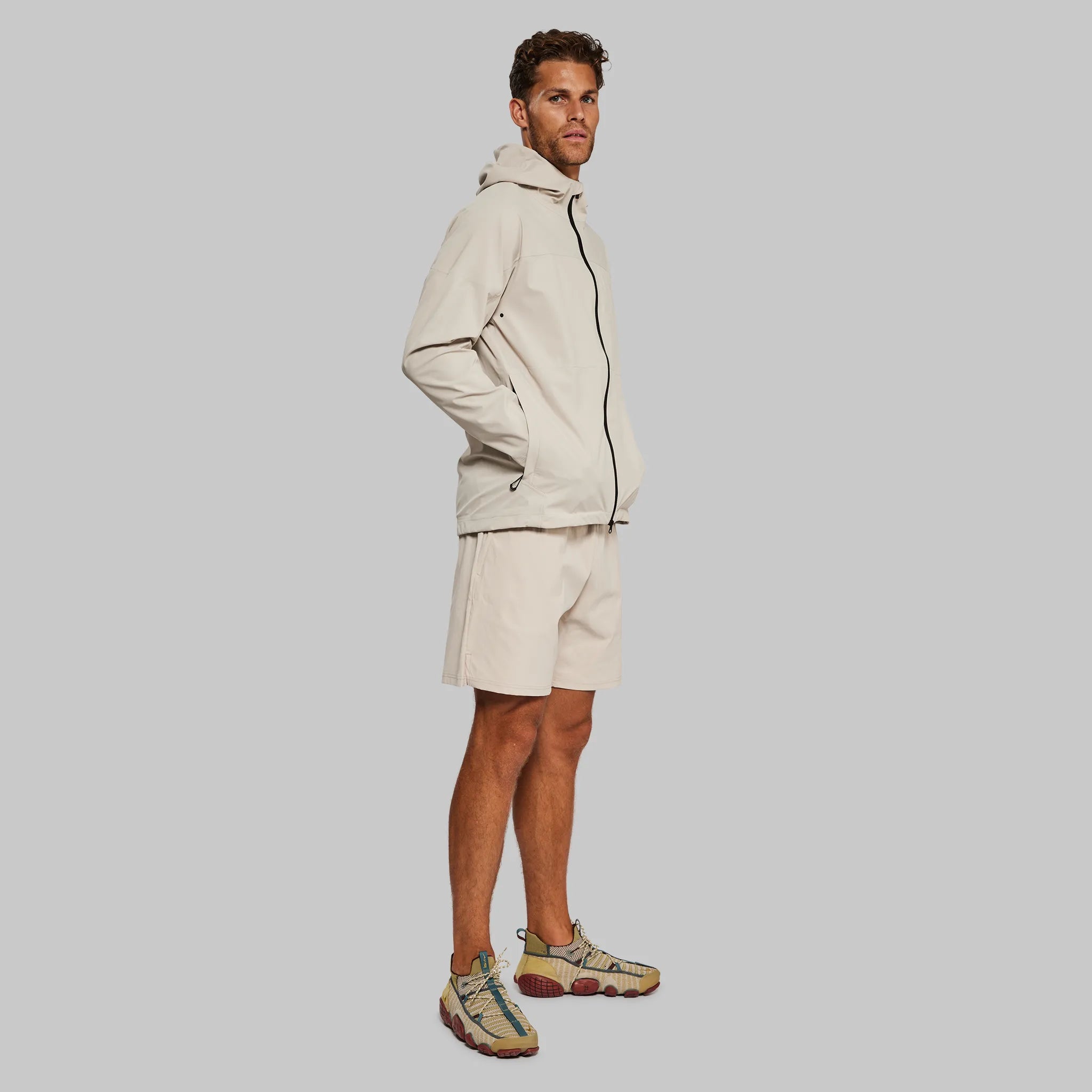 Planet Earth Ultralight Shorts. Stone edition