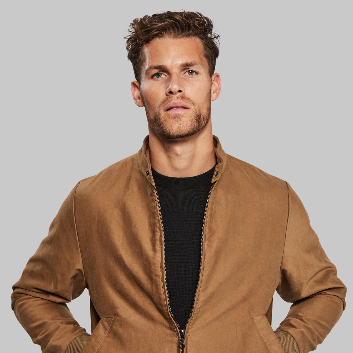Planet Earth Moleskin Bomber