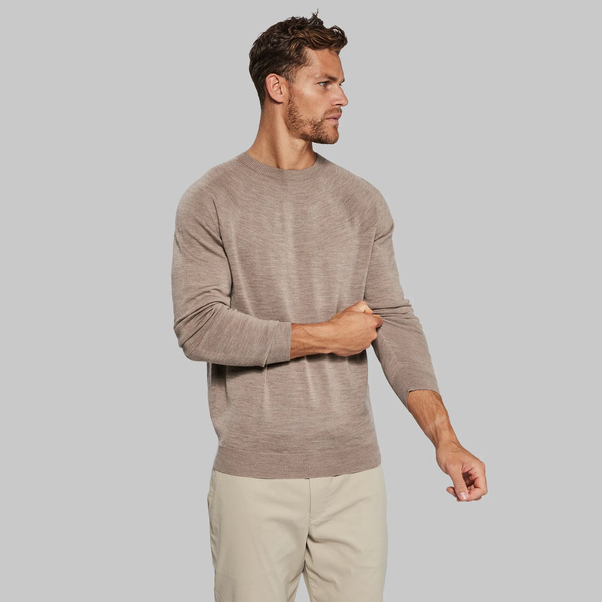 Planet Earth Sweater. Oatmeal edition