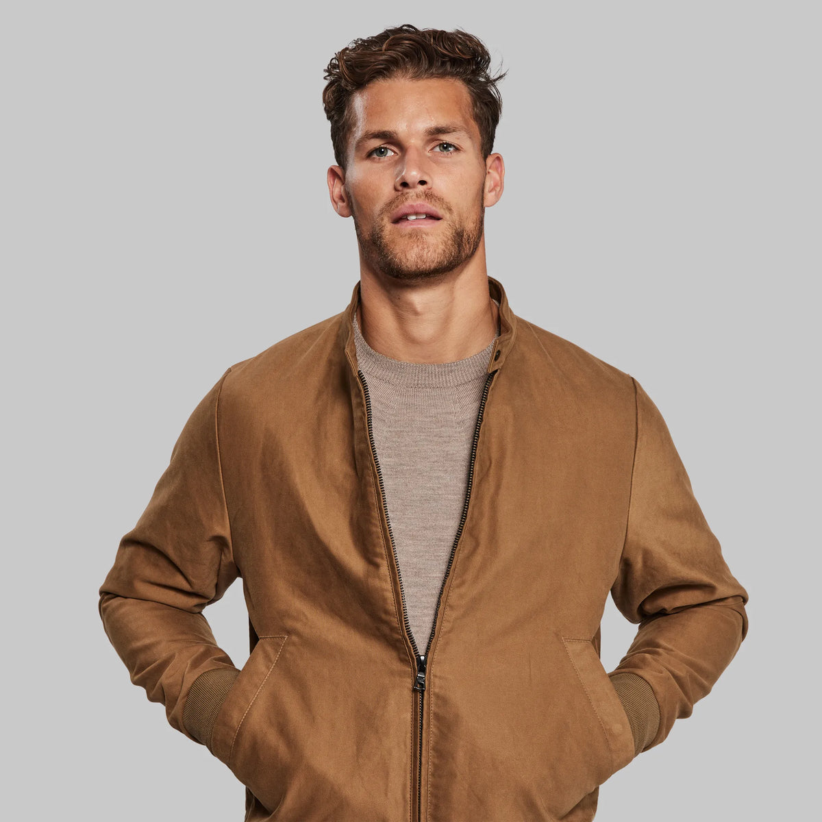 Planet Earth Moleskin Bomber