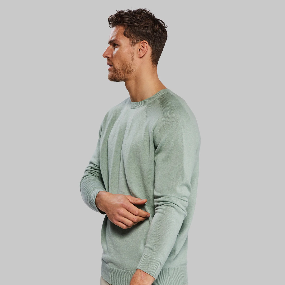 Planet Earth Sweater. Sage Green edition