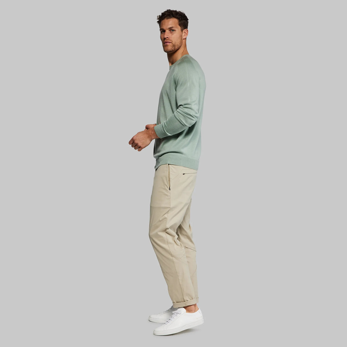Planet Earth Sweater. Sage Green edition