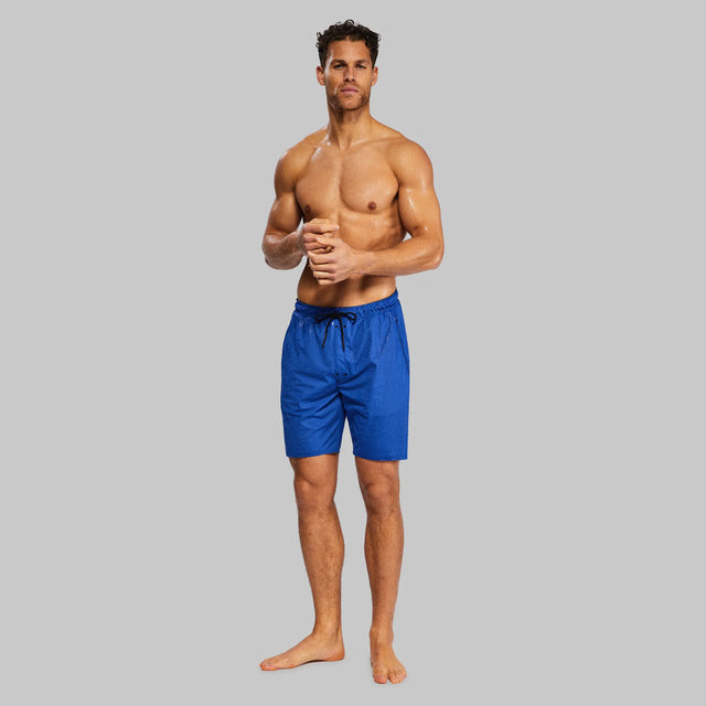 Planet Earth Swim Shorts. Blue edition