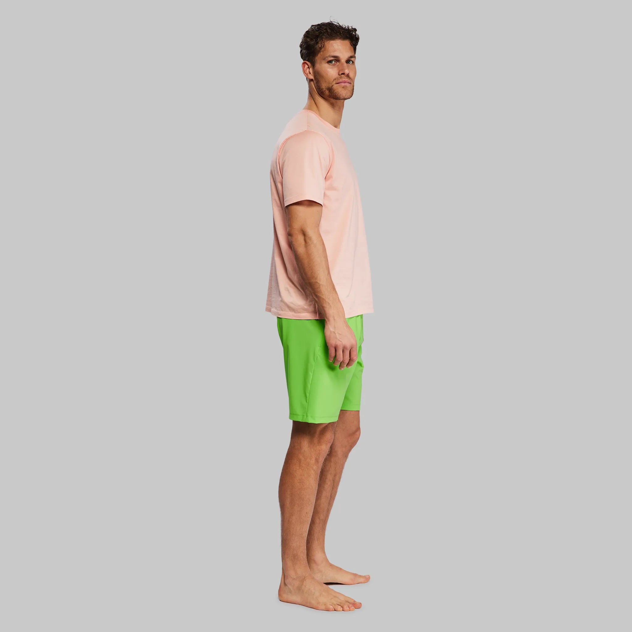 Planet Earth Swim Shorts. Green edition