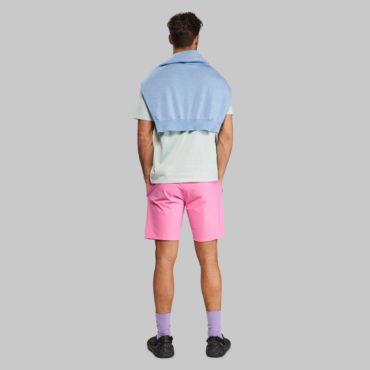 Planet Earth Swim Shorts. Pink edition