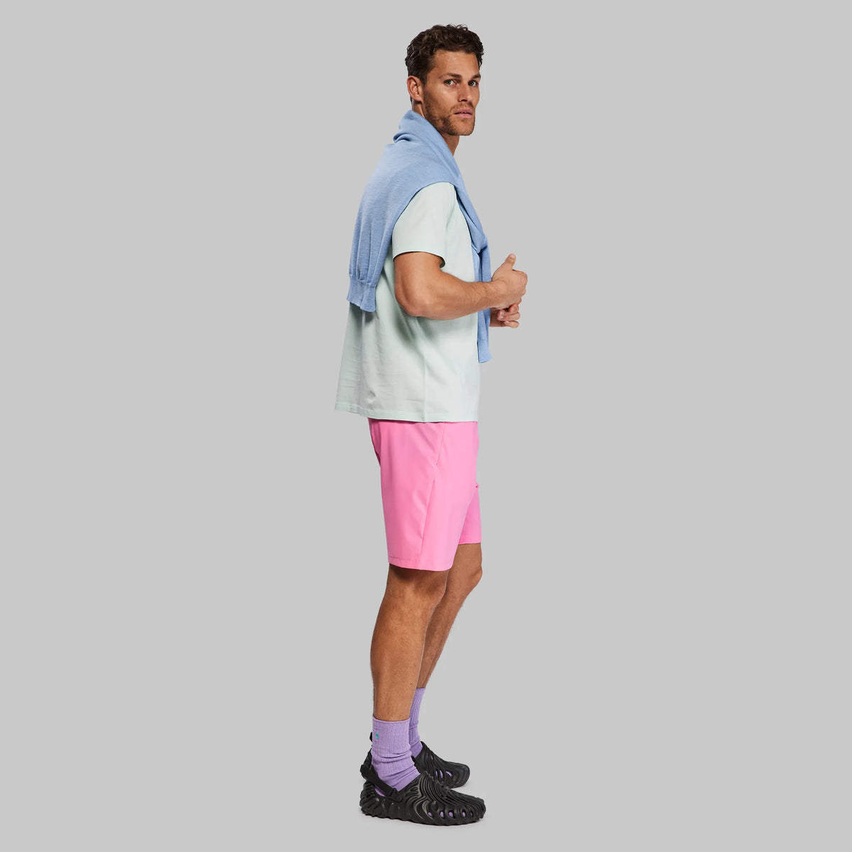 Planet Earth Swim Shorts. Pink edition