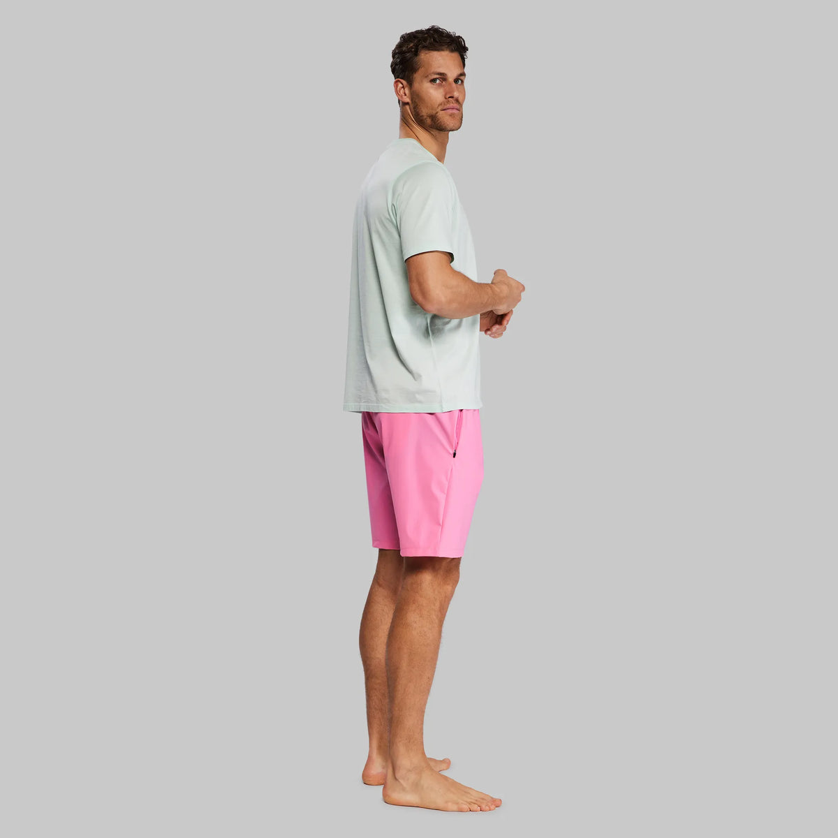 Planet Earth Swim Shorts. Pink edition