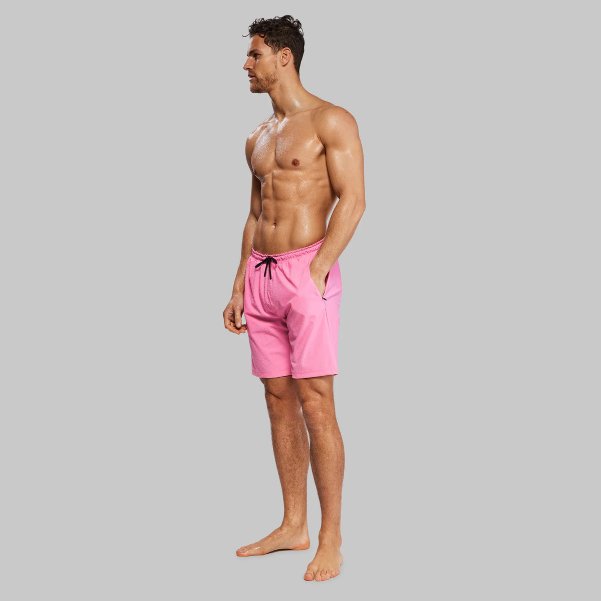 Planet Earth Swim Shorts. Pink edition