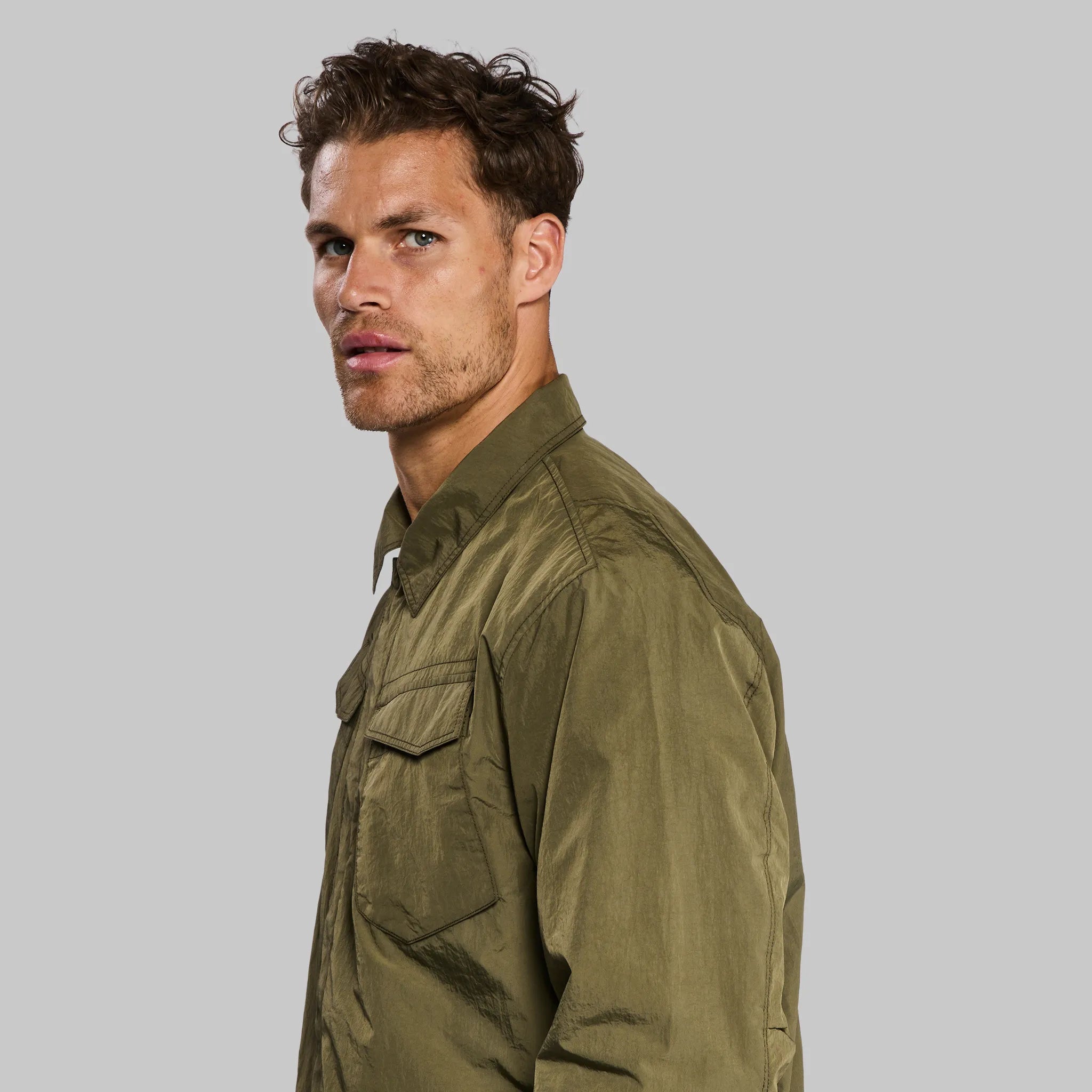 Salt-Shrunk Jacket. Military Green edition
