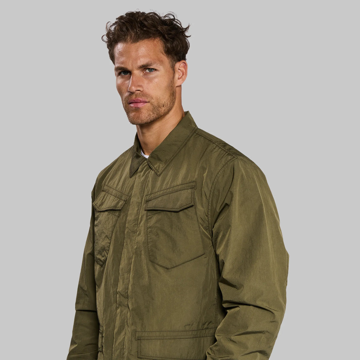 Salt-Shrunk Jacket. Military Green edition