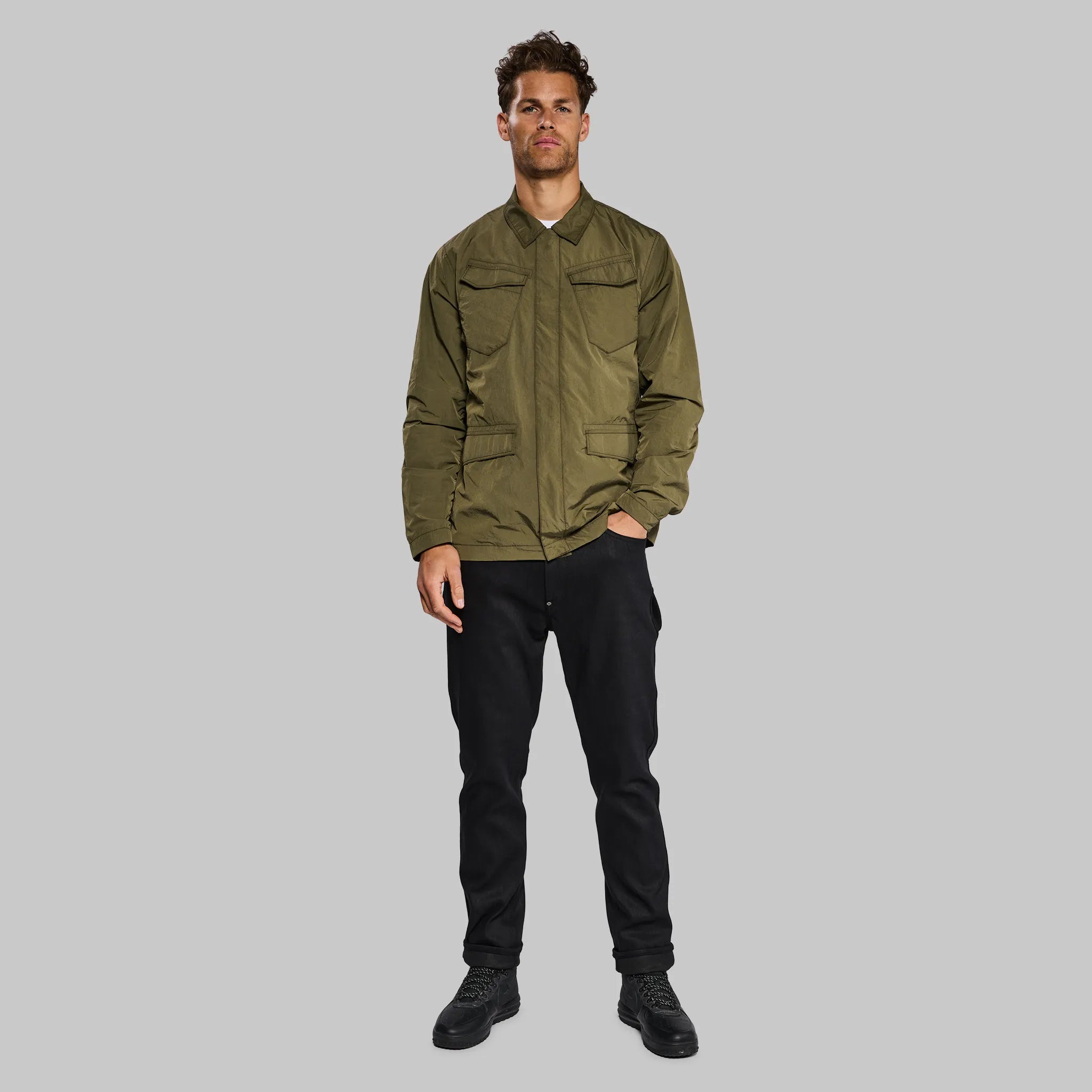 Salt-Shrunk Jacket. Military Green edition