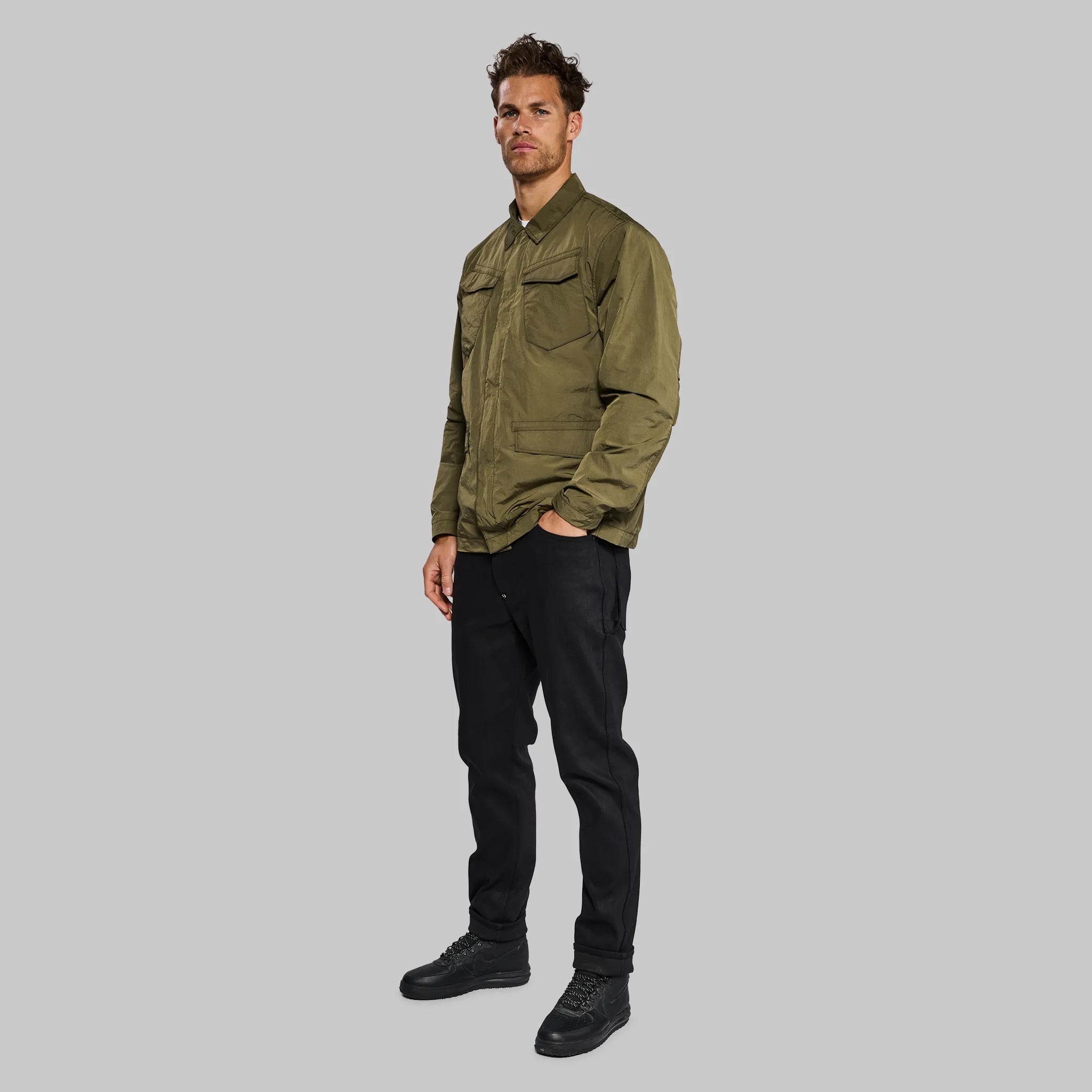 Salt-Shrunk Jacket. Military Green edition