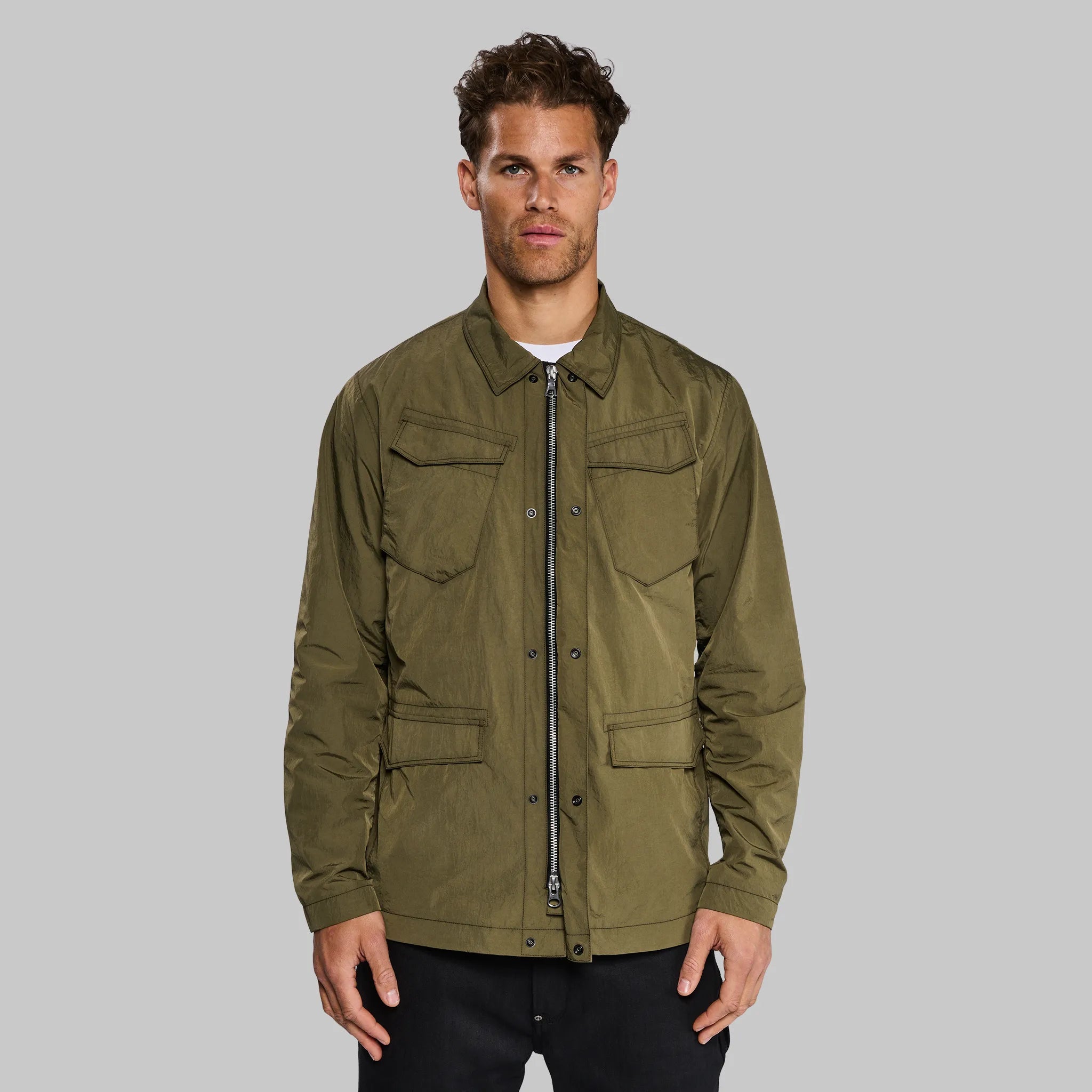 Salt-Shrunk Jacket. Military Green edition