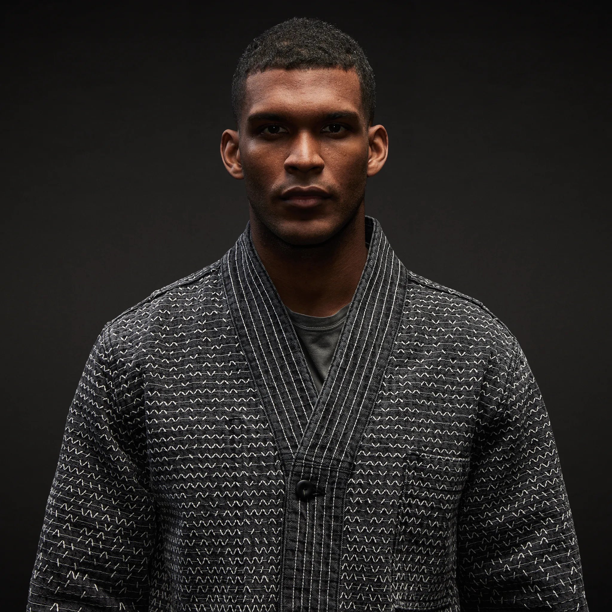 Sashiko Jacket. Grey edition