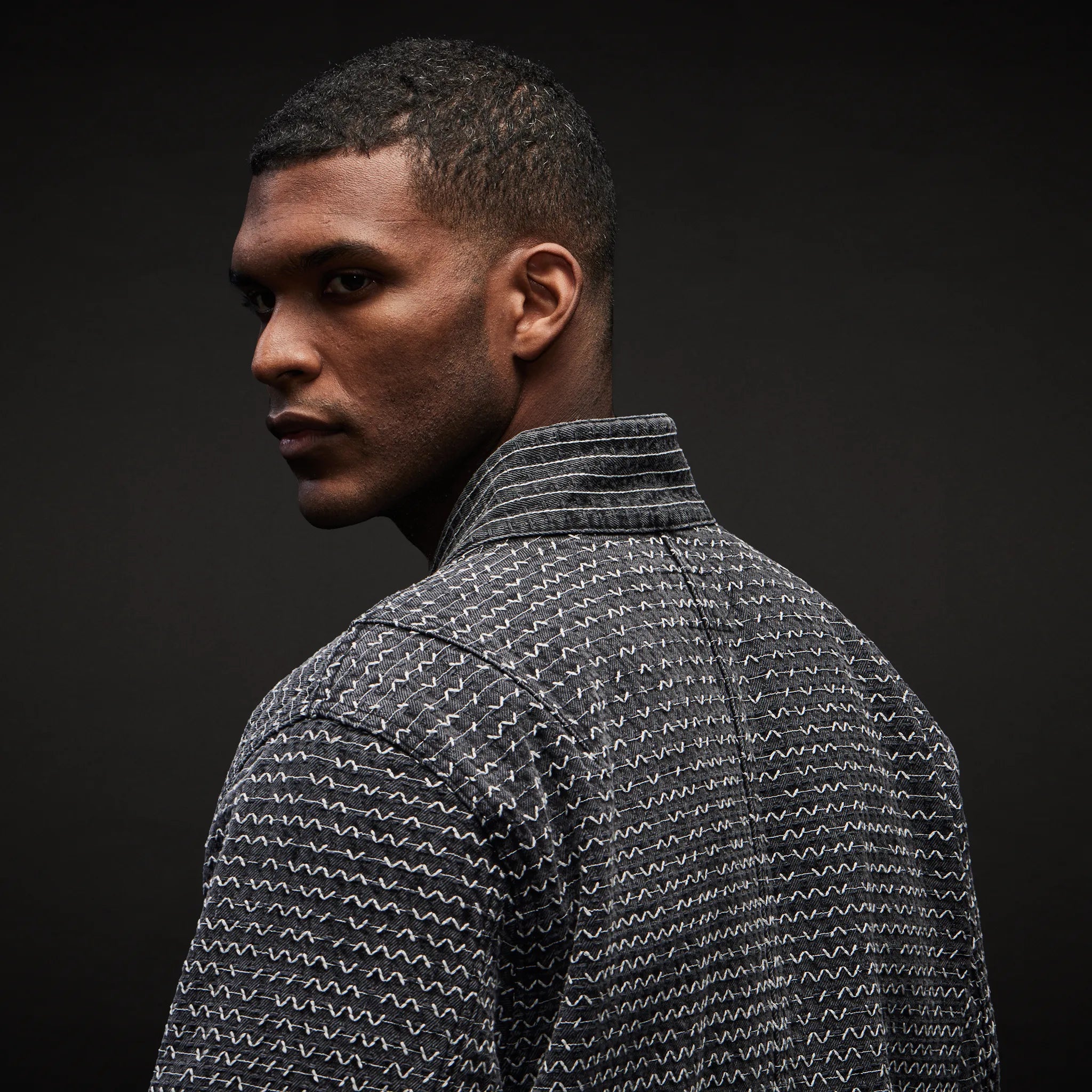 Sashiko Jacket. Grey edition