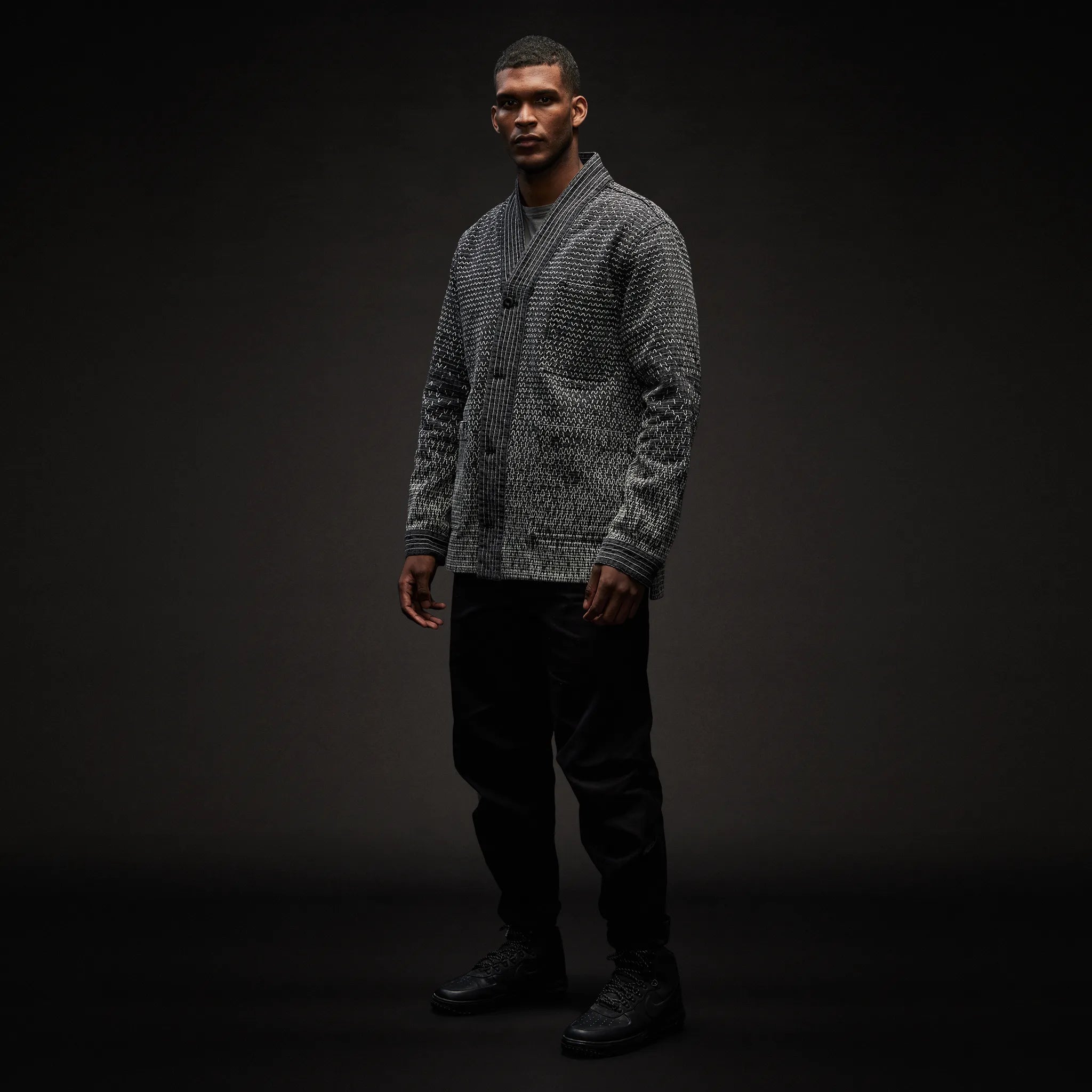 Sashiko Jacket. Grey edition