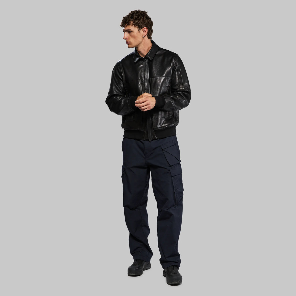 Leather Shielding Jacket