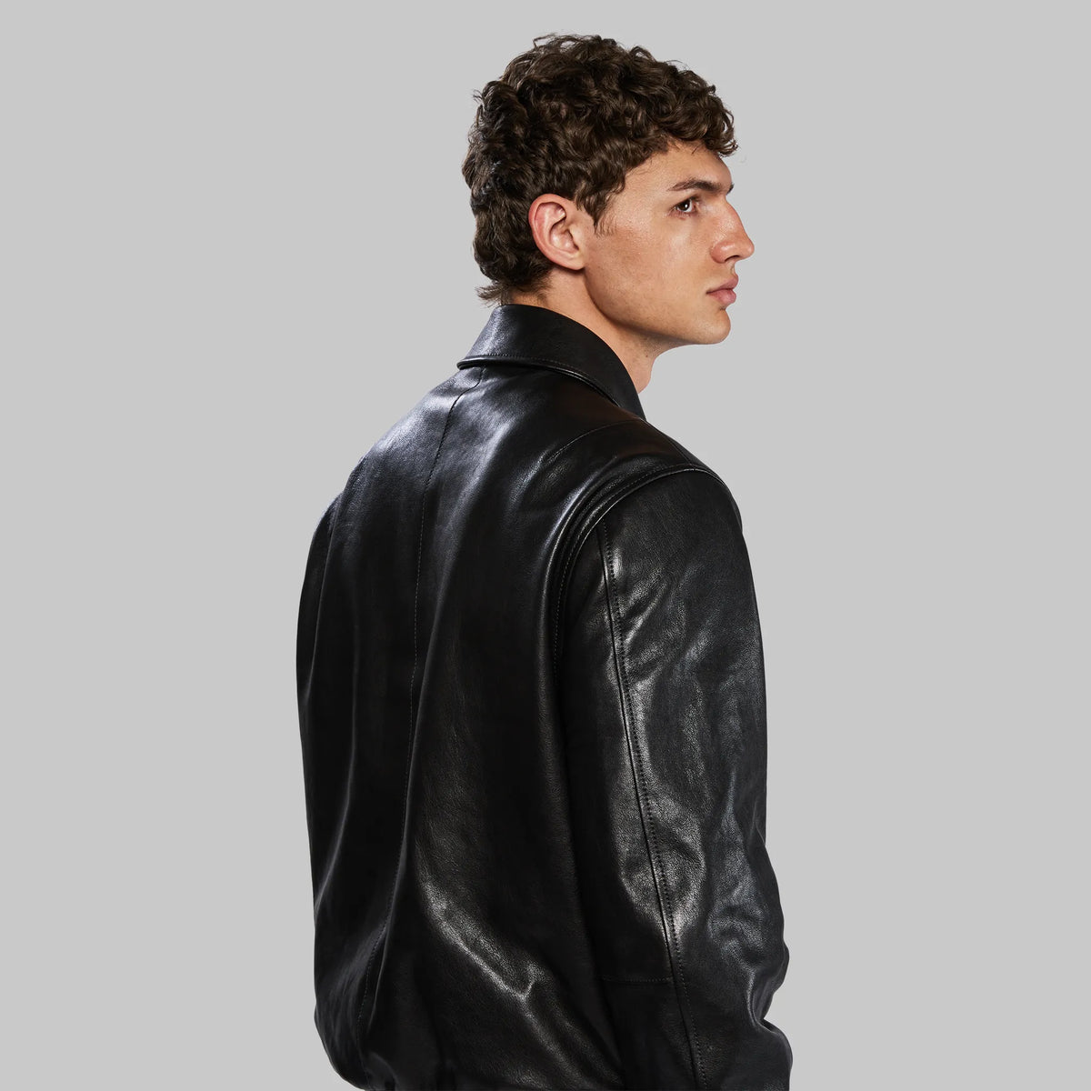 Leather Shielding Jacket