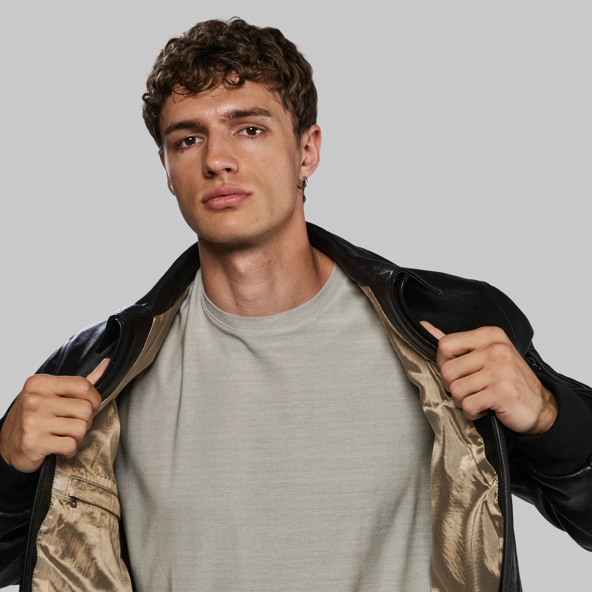 Leather Shielding Jacket