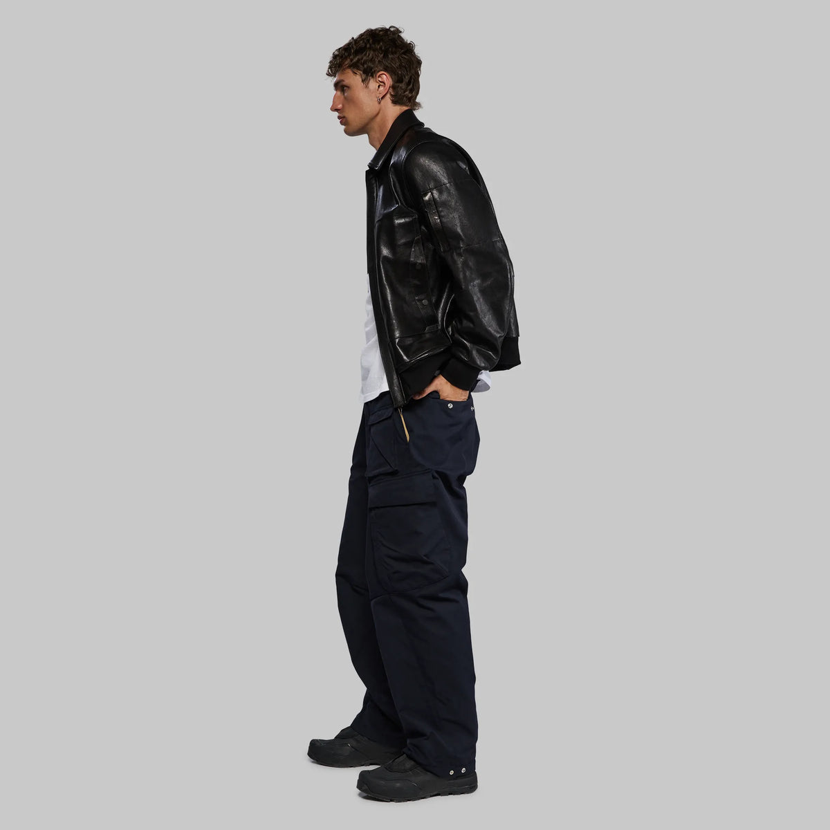 Leather Shielding Jacket
