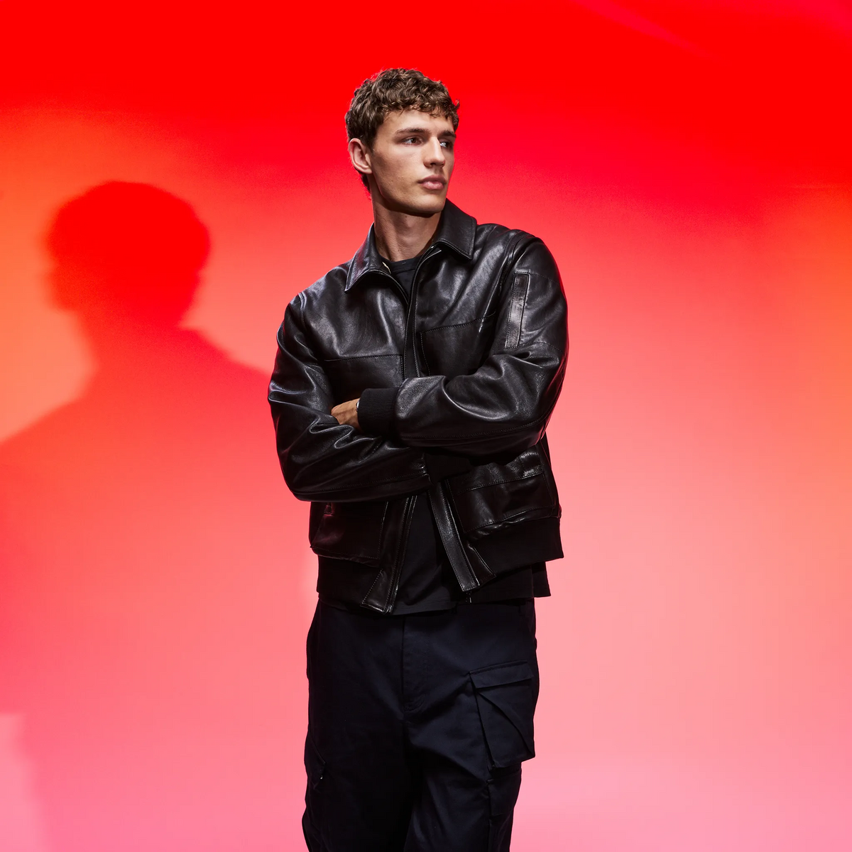 Leather Shielding Jacket