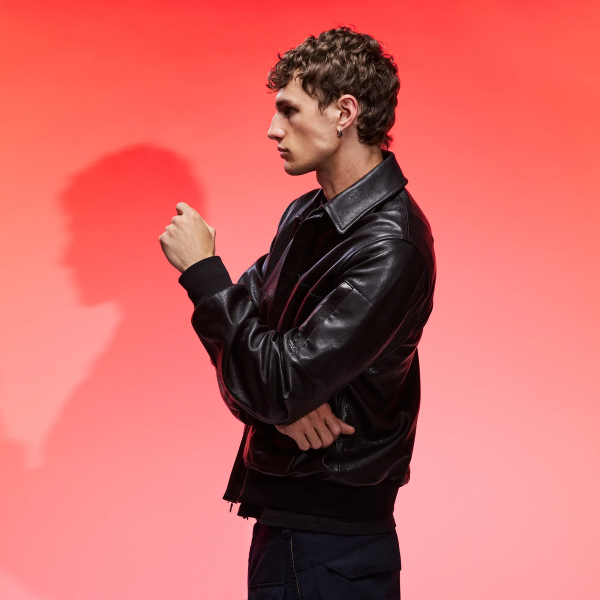 Leather Shielding Jacket