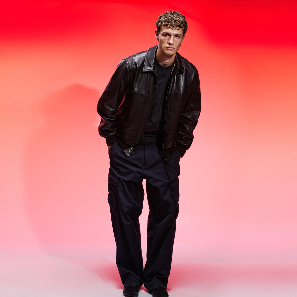 Leather Shielding Jacket