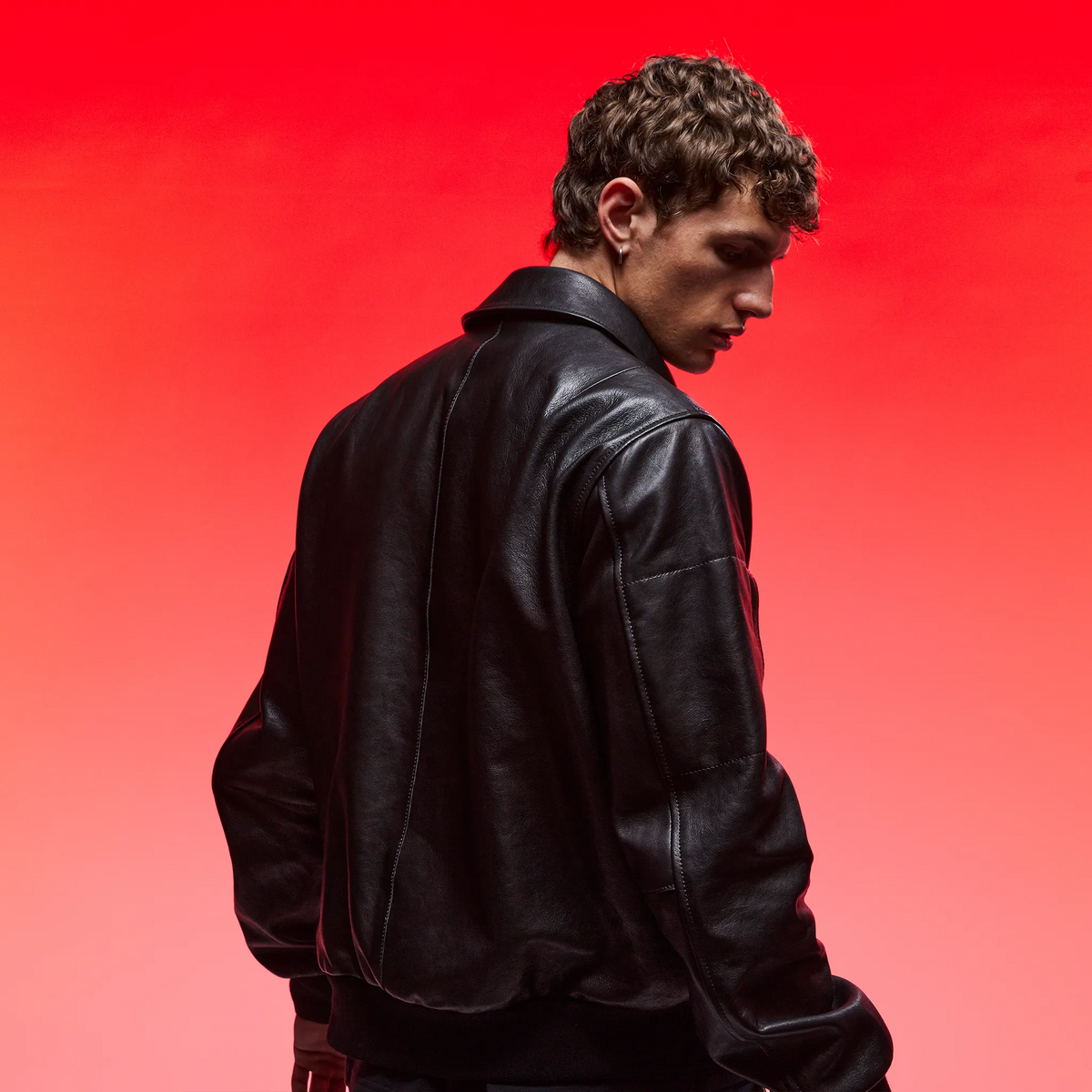 Leather Shielding Jacket