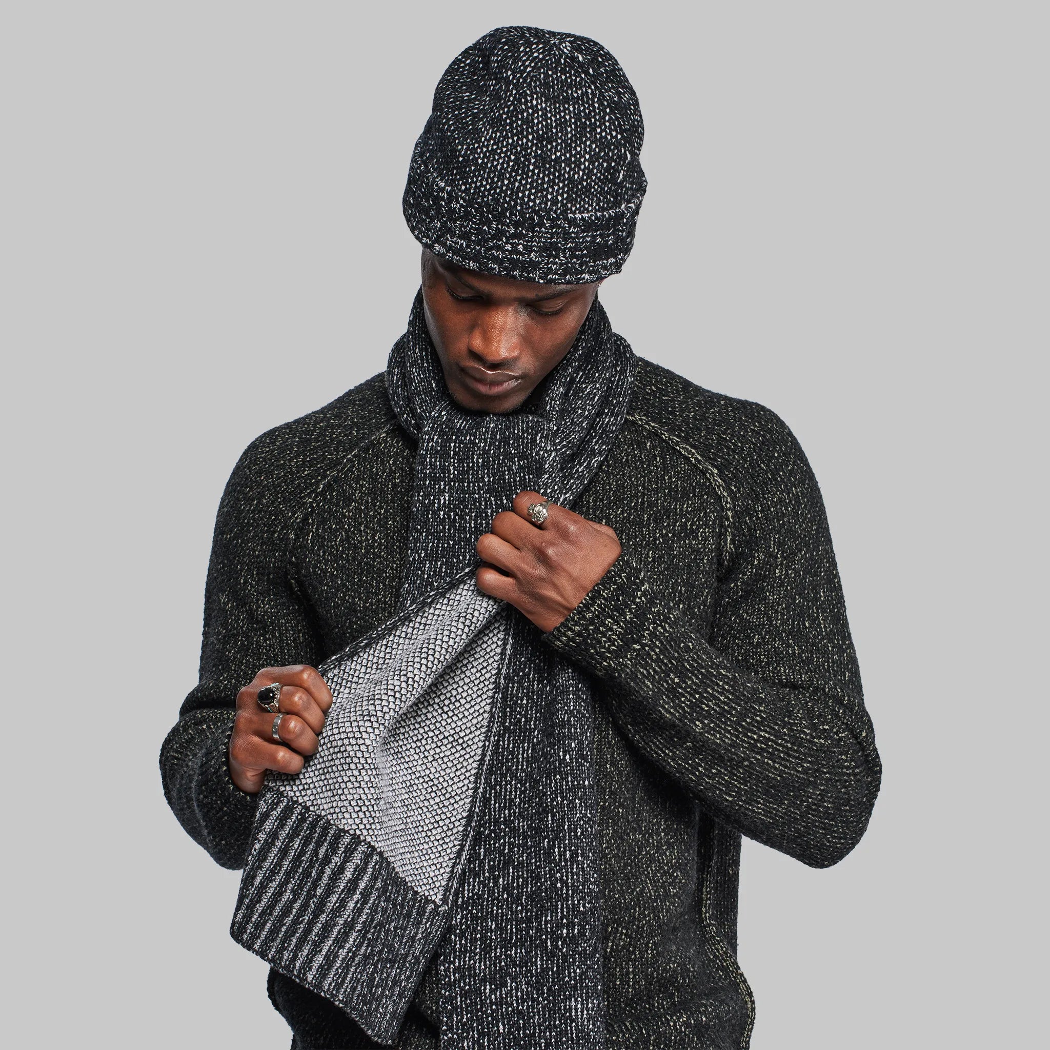 Lab-Grown Beanie. Black edition