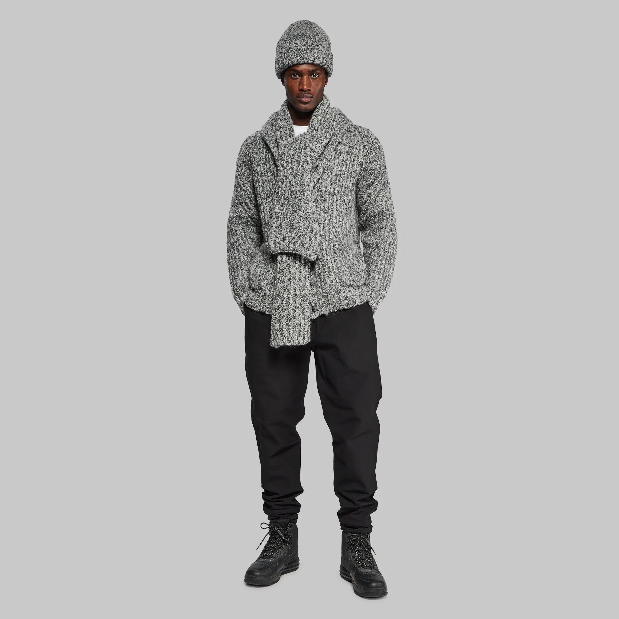 Sub Zero Scarf. Grey Marl edition
