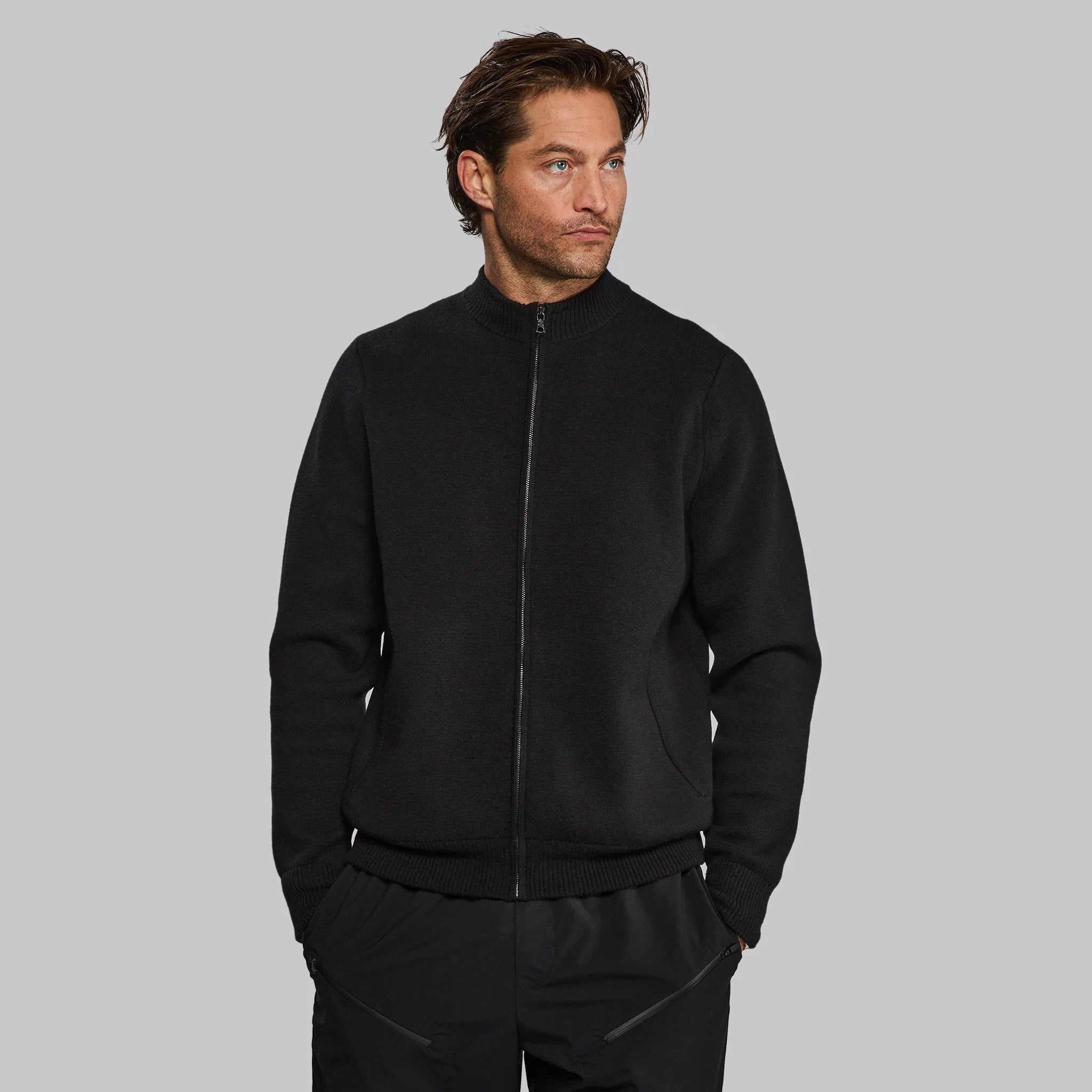 Planet Earth Cardigan. Black edition