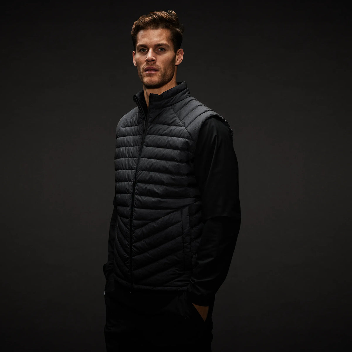 Ultralight Puffer Vest with Dyneema®. Black edition