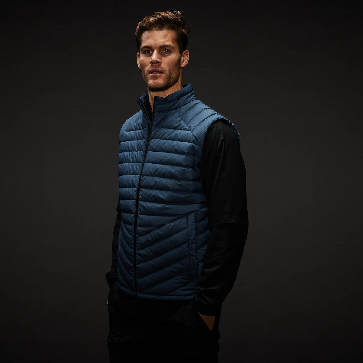 Ultralight Puffer Vest with Dyneema®. Blue edition
