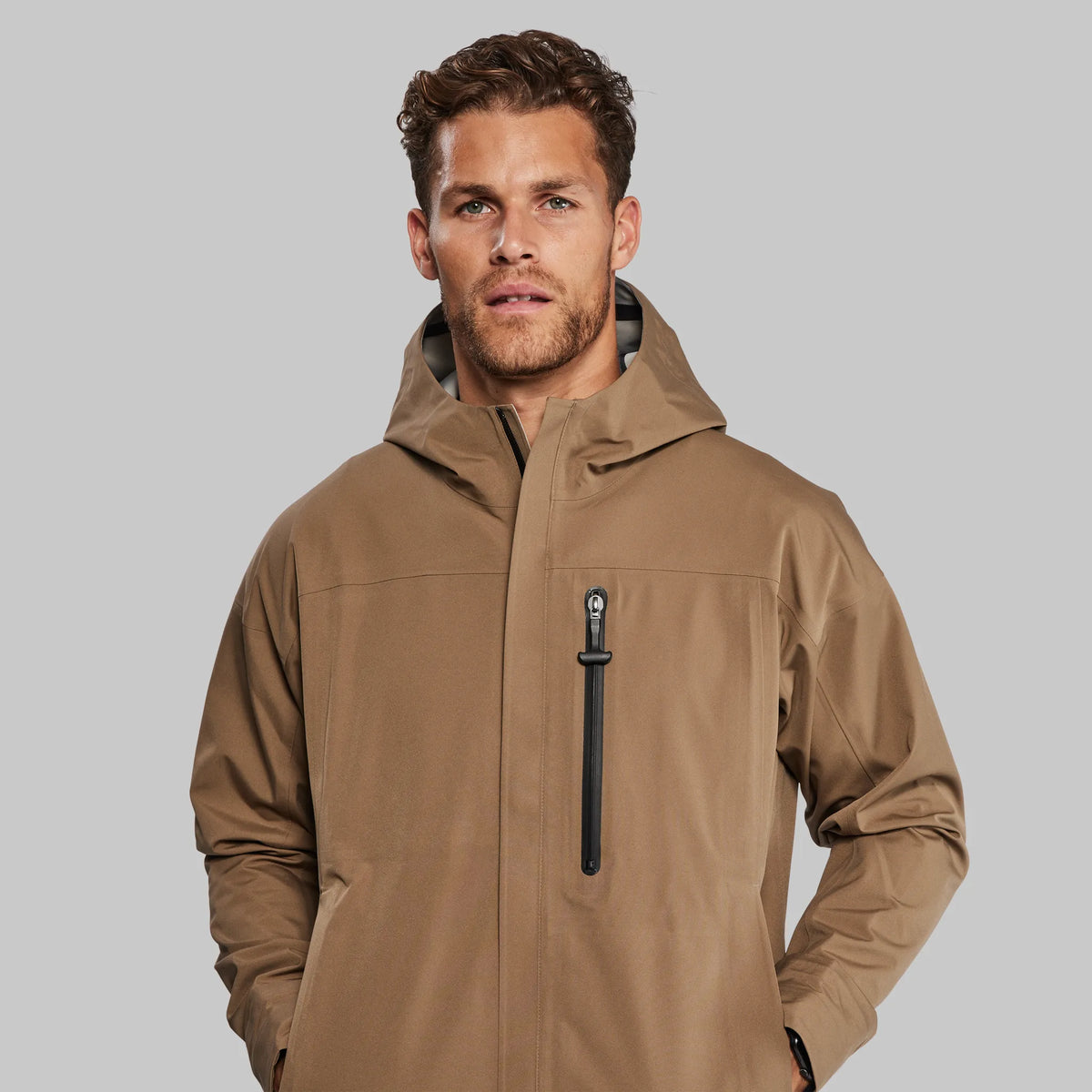 Waterfallproof Jacket. Tan edition