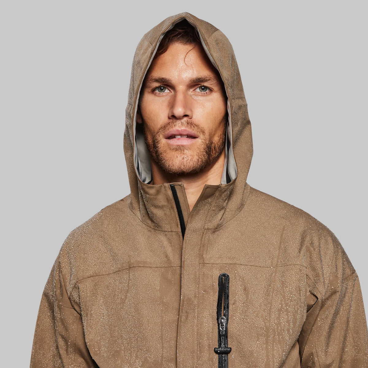 Waterfallproof Jacket. Tan edition