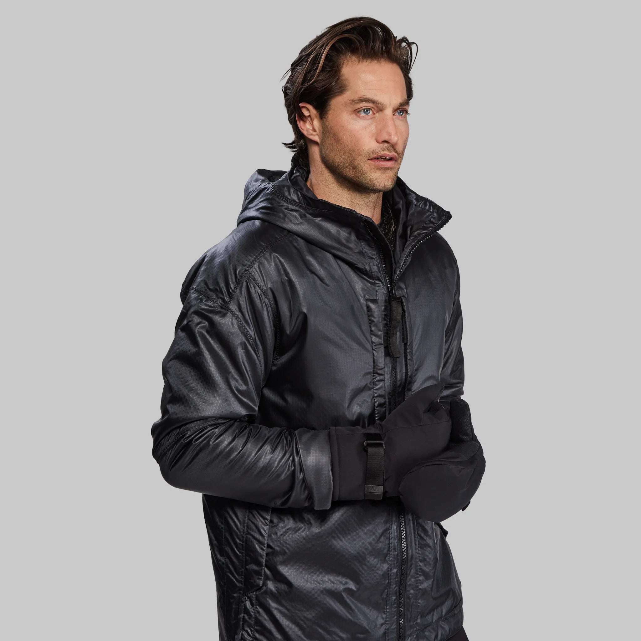 Waterfallproof Mitts. Black edition