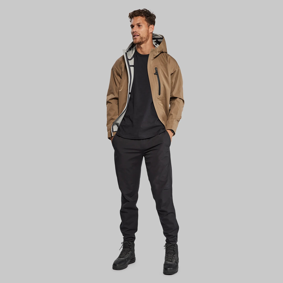 Waterfallproof Jacket. Tan edition